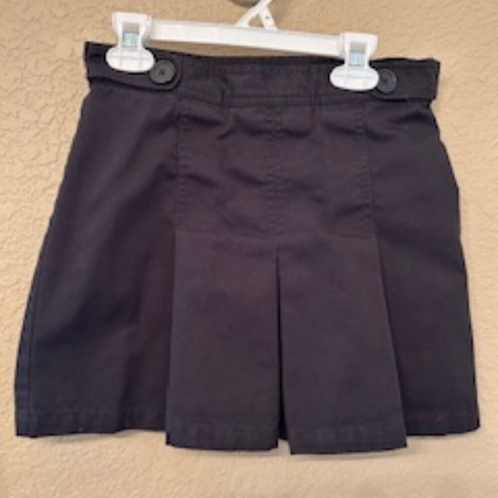 Girls “Classroom” School Uniform Skort-Black